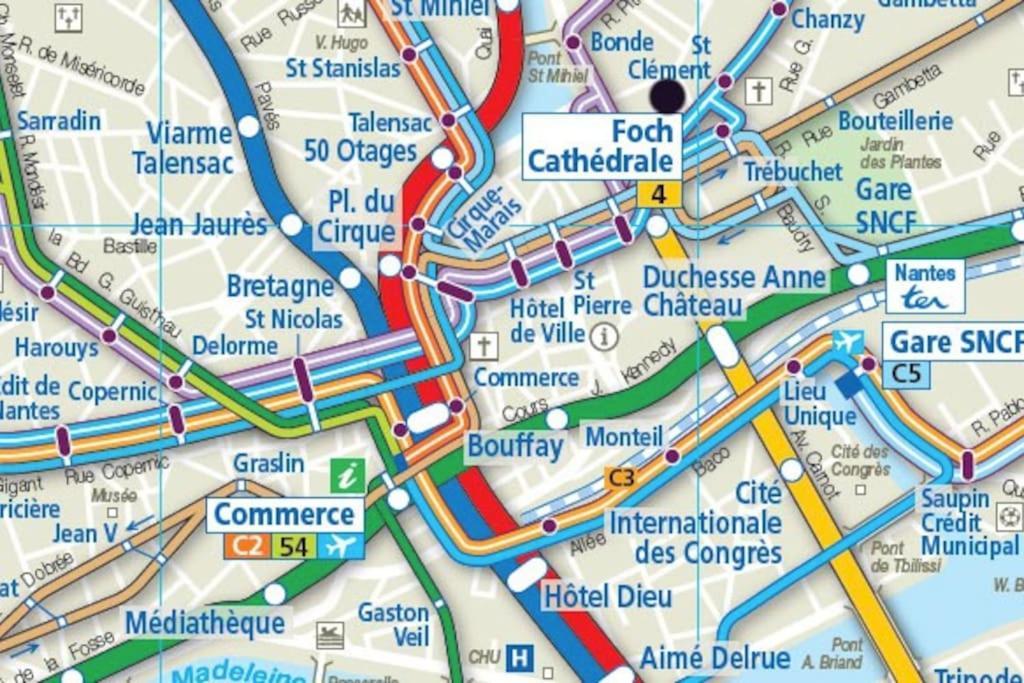 Charmant Et Lumineux T2 Centre Ville Au Calme نانت المظهر الخارجي الصورة